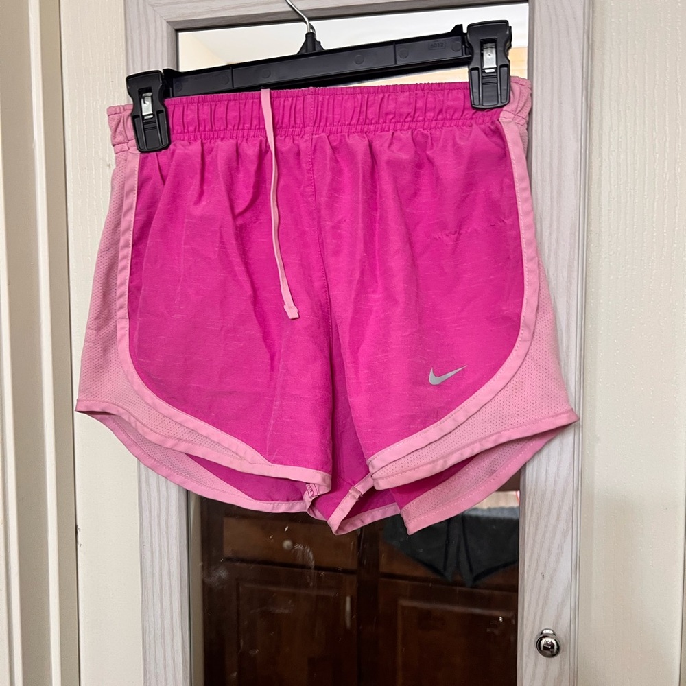 Nike Women's Bright Pink Athletic Shorts